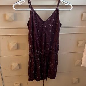 Aeropostale maroon romper
